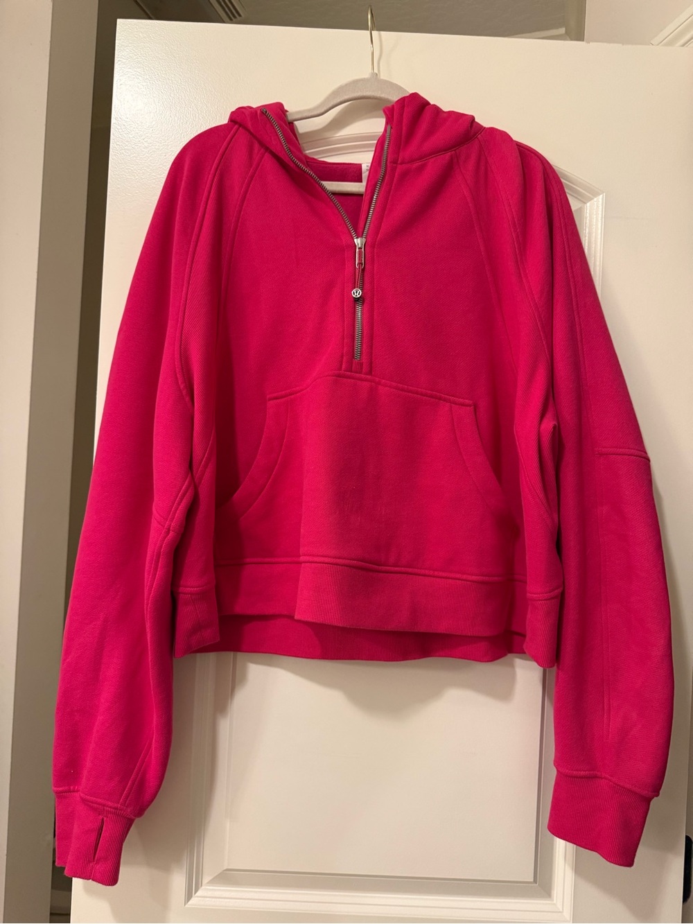 lululemon athletica Hot Pink Half-Zip Hoodie
